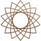Ekena Millwork Eleanor Wood Fretwork Pierced Ceiling Medallion, Walnut, 36"OD x 13 7/8"ID x 1/4"T CMWP36X36X0250EAWA - alternate 1